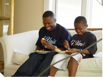 50CENT ET SON FILS